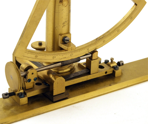 Utzschneider und Fraunhofer in M&uuml;nchen: Distanzmesser nach Reichenbach um 1820: Teilkreis