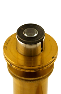 Petrografisches Mikroskop nach Fuess - Rosenbusch, R. Fuess Berlin um 1880: Absatz f&uuml;r Aufsatzanalysator