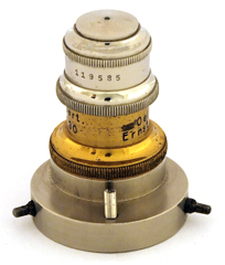 Polarisationsmikroskop KM, Ernst Leitz Wetzlar: Objektiv &Ouml;limmersion 1/12"