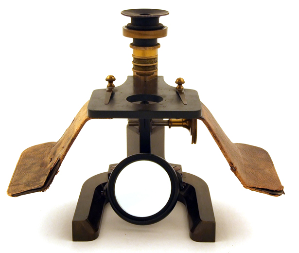 einfaches Dissektionsmikroskop von G. & S. Merz in M&uuml;nchen