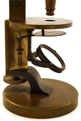 Mikroskop von G. Merz und S&ouml;hne in M&uuml;nchen: Detail