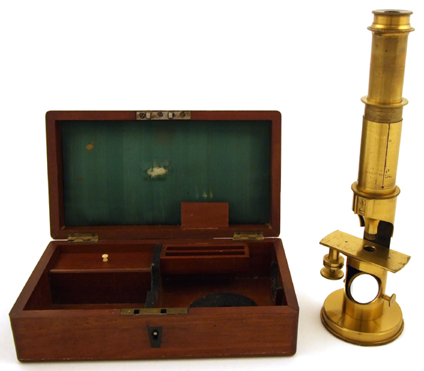 Mikroskop von Moritz Meyerstein G&ouml;ttingen, No. 13