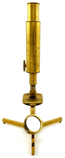 Kleines Mikroskopstativ von Simon Pl&ouml;ssl in Wien