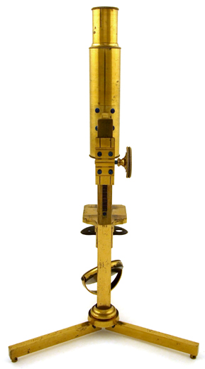 Kleines Mikroskopstativ von Simon Pl&ouml;ssl in Wien