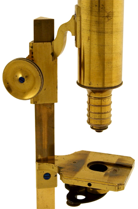 Kleines Mikroskopstativ von Simon Pl&ouml;ssl in Wien: Trieb