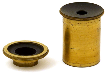 Kleines Mikroskopstativ von Simon Pl&ouml;ssl in Wien: Handlupe