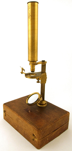 Mikroskop von Simon Pl&ouml;ssl Wien