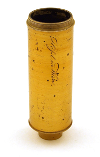 S. Pl&ouml;ssl in Wien: Taschenmikroskop um 1835 - Tubus zum Transport verschraubt