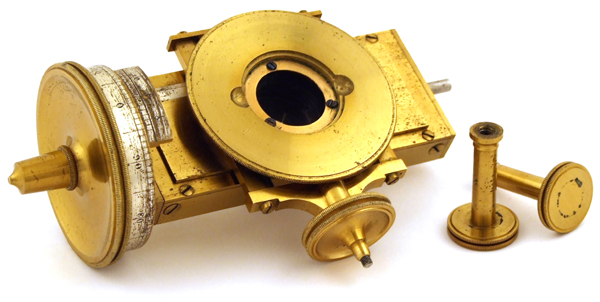 Mikroskop F.W. Schiek in Berlin, No. 63: Schraubenmikrometer