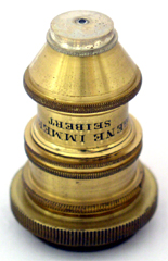 Seibert in Wetzlar Mikroskop Nr. 8773 Zedernholz&ouml;limmersion 1/12"