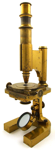 Gro&szlig;es Hufeisen Mikroskop von Fr. Wappenhans in Berlin Nr. 88