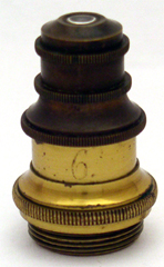 Mikroskop R. Winkel G&ouml;ttingen Stativ II; Objektiv