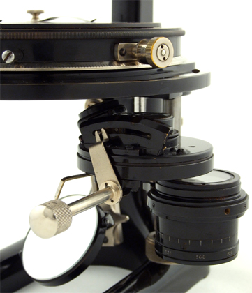 Winkel-Zeiss Stativ M VI nach W&uuml;lfing, Nr. 28345: Detail