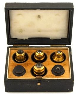 Mikroskop R. Winkel in G&ouml;ttingen, No. 62 Objektive