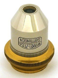 Mikroskop nach W&uuml;lfing, Winkel-Zeiss No. 28353: Objektiv Fluorit 8,5 mm