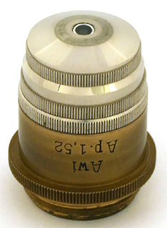 Mikroskop nach W&uuml;lfing, Winkel-Zeiss No. 28353: Objektiv AWI 