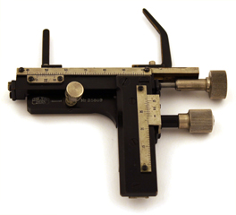 Carl Zeiss Jena: Reisemikroskop aus 1929: Objektf&uuml;hrer