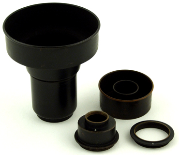 Carl Zeiss Jena: Stativ I c, Nr. 37892: Trichterst&uuml;cke f&uuml;r Mikrophotographie