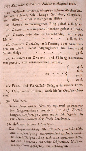 Zeitschrift f&uuml;r Astronomie 1816