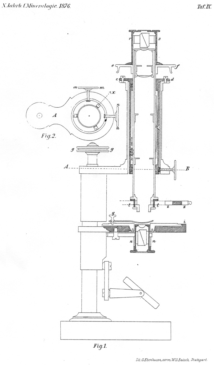 Ein neues Mikroskop f&uuml;r mineralogische und petrographische Untersuchungen