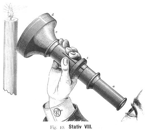 Paul Waechter, Stativ VIII. Abb. aus: Paul Waechter Optische Werkst&auml;tte Berlin: Mikroskope und mikroskopische Hilfsapparate; No. 14; Berlin 1889 