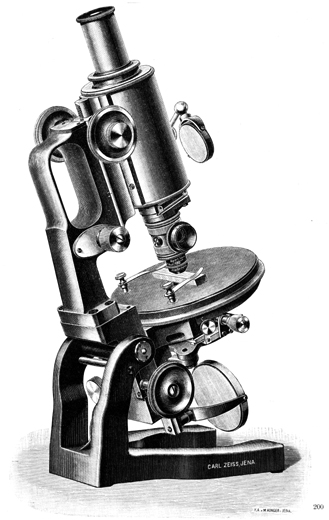Carl Zeiss Jena: Feintrieb nach Berger. Abb. aus: Carl Zeiss Jena: Stativ IS; Mikro 236; Jena 1914