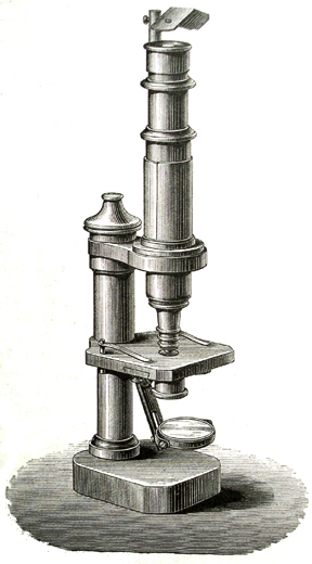 Carl Zeiss Jena, Stativ VIIa; Abb. aus: Carl Zeiss: Illustrirrter Katalog &uuml;ber Mikroskope und Nebenapparate aus der optischen Werkst&auml;tte von Carl Zeiss in Jena, Jena 1881